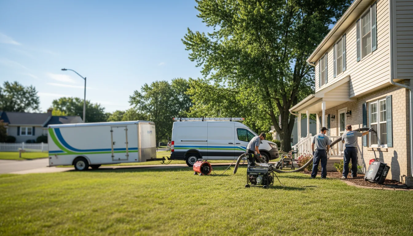Flooded Basement Restoration And Cleanup With Repair in Ellsworth, WI near me